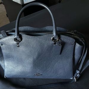 COACH Drew Satchel - Navy Blue